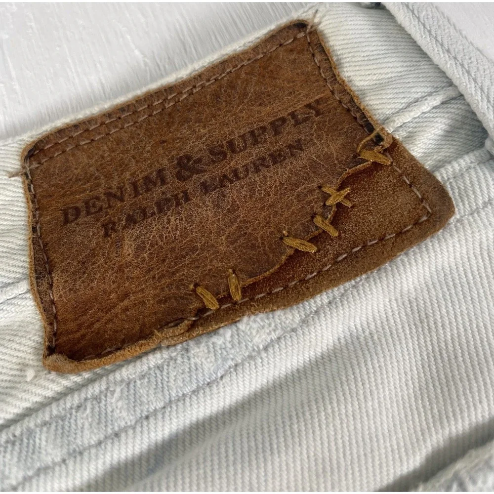 Denim & Supply Ralph Lauren Destroyed Jean Shorts Men's Size 36 Prospect Slim - Picture 2 of 13